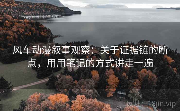 风车动漫叙事观察：关于证据链的断点，用用笔记的方式讲走一遍